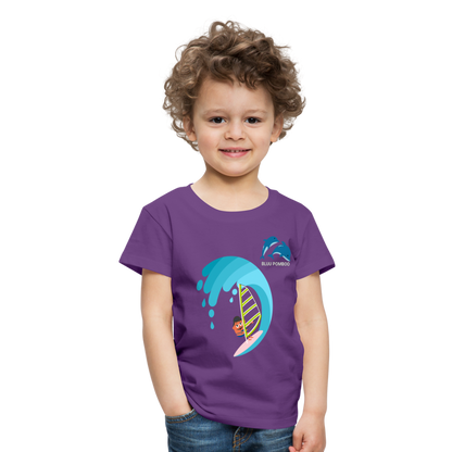 BLUU POMBOO Kinder Premium T-Shirt - Lila