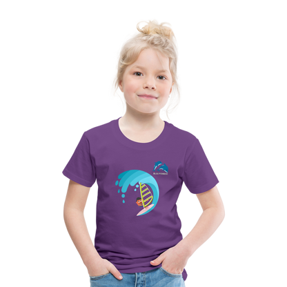 BLUU POMBOO Kinder Premium T-Shirt - Lila