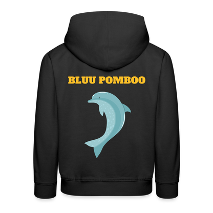 BLUU POMBOO Kinder Premium Hoodie - Schwarz