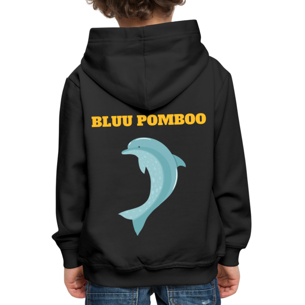 BLUU POMBOO Kinder Premium Hoodie - Schwarz