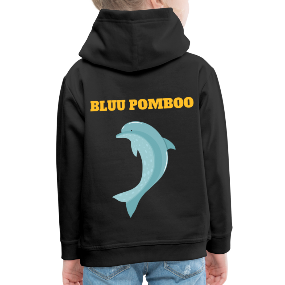 BLUU POMBOO Kinder Premium Hoodie - Schwarz