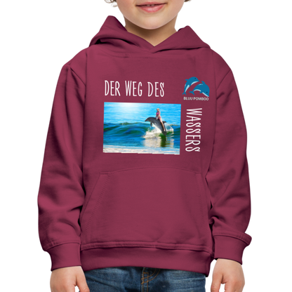 BLUU POMBOO Kinder Premium Hoodie - Bordeaux