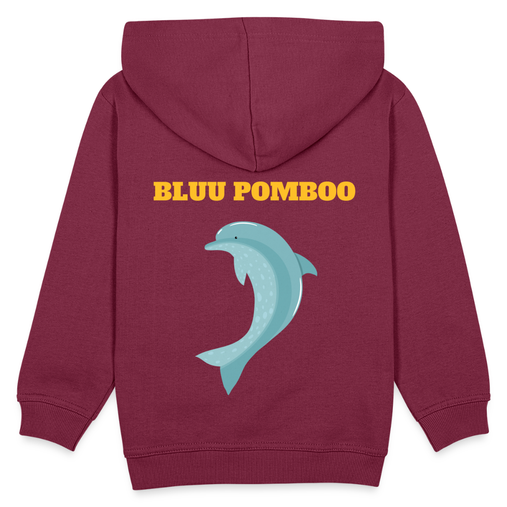 BLUU POMBOO Kinder Premium Hoodie - Bordeaux