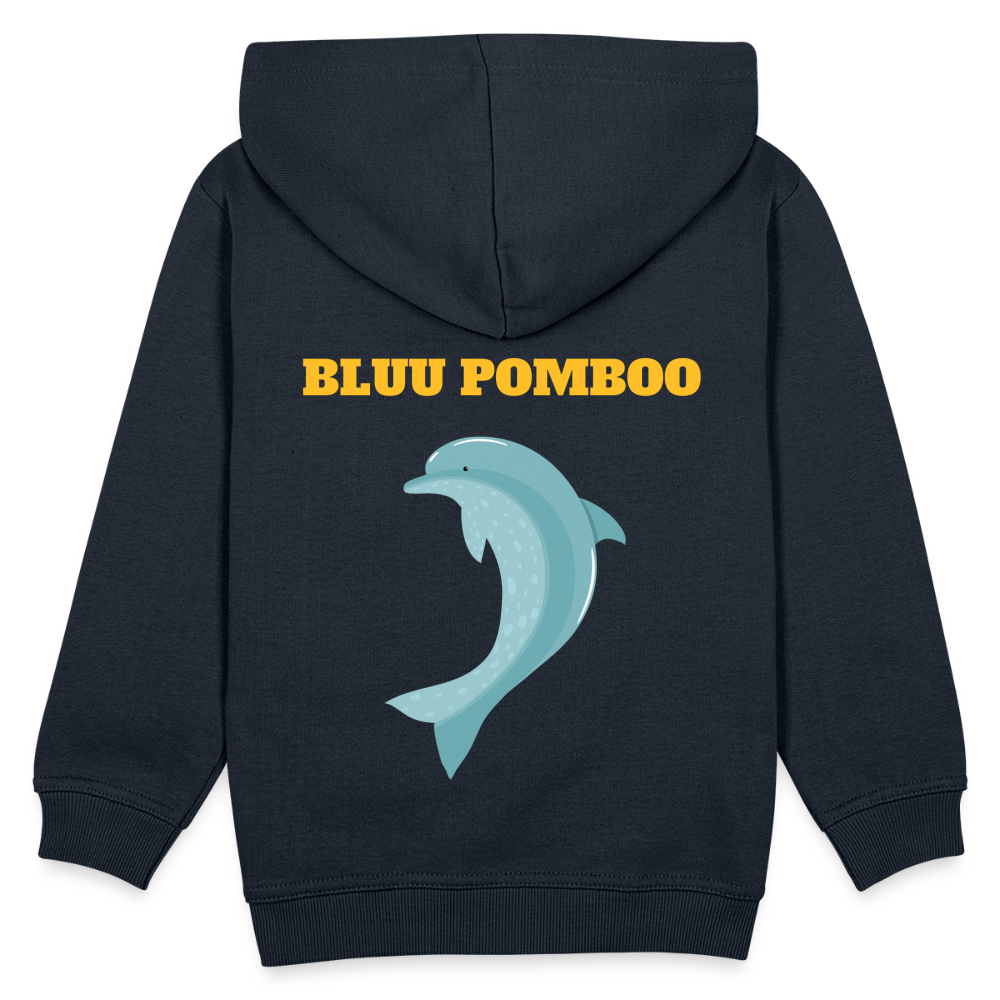 BLUU POMBOO Kinder Premium Hoodie - Navy