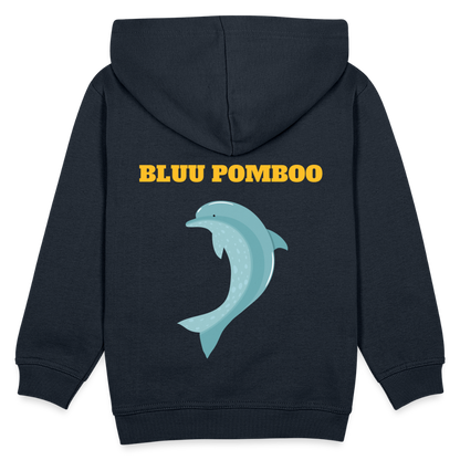 BLUU POMBOO Kinder Premium Hoodie - Navy