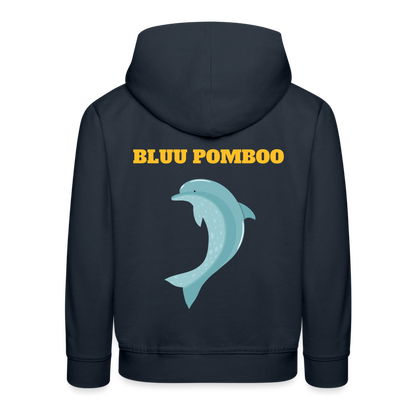 BLUU POMBOO Kinder Premium Hoodie - Navy