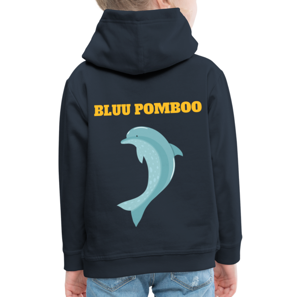 BLUU POMBOO Kinder Premium Hoodie - Navy