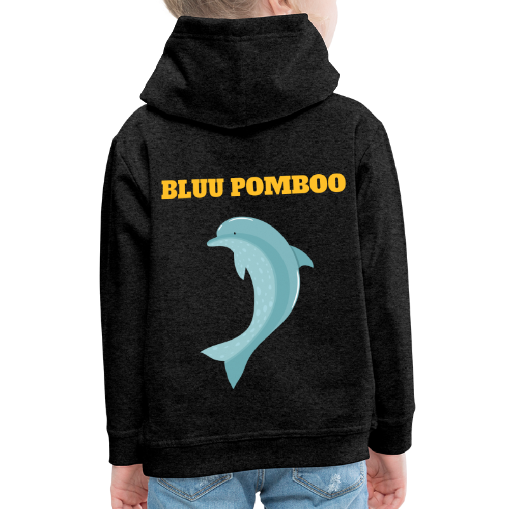 BLUU POMBOO Kinder Premium Hoodie - Anthrazit