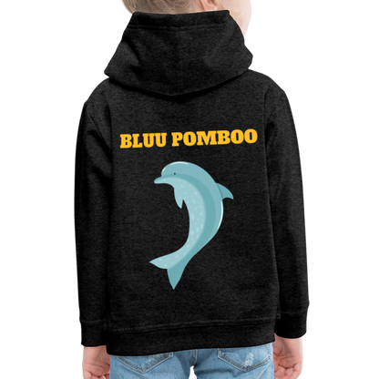 BLUU POMBOO Kinder Premium Hoodie - Anthrazit