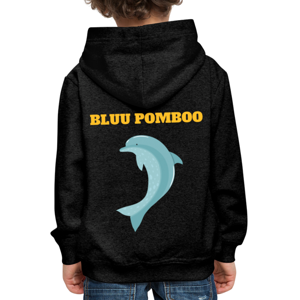 BLUU POMBOO Kinder Premium Hoodie - Anthrazit