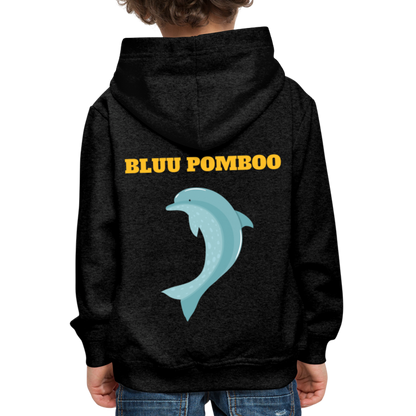 BLUU POMBOO Kinder Premium Hoodie - Anthrazit