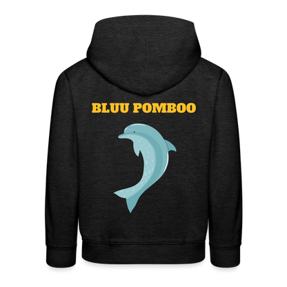 BLUU POMBOO Kinder Premium Hoodie - Anthrazit