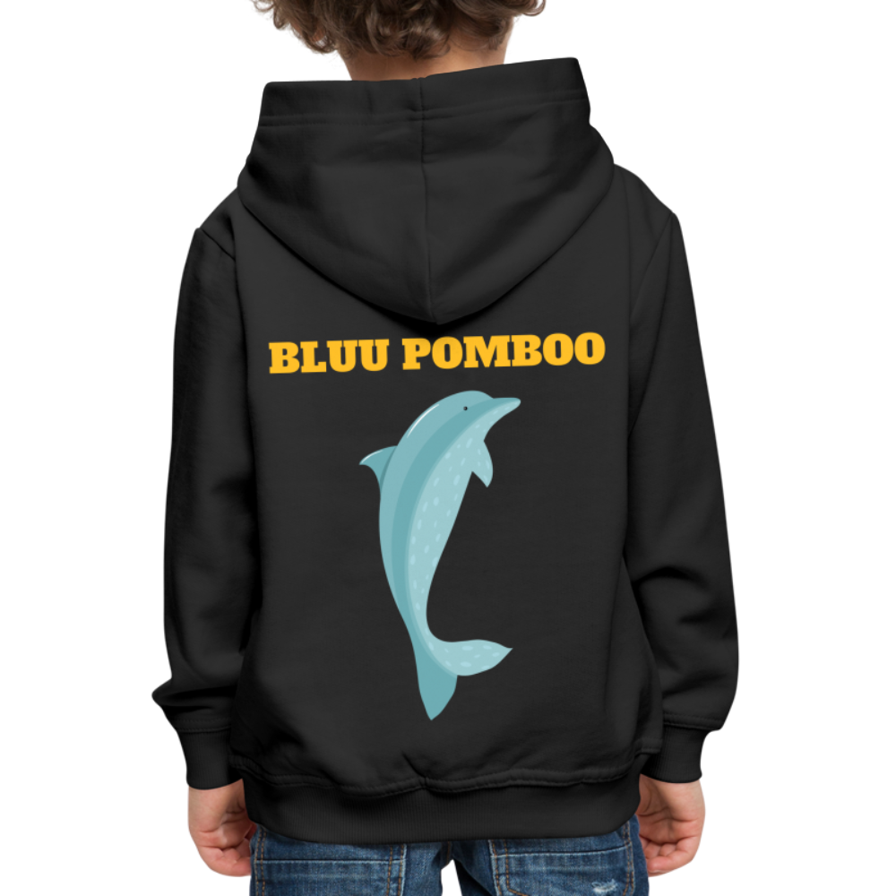 BLUU POMBOO Kinder Premium Hoodie - Schwarz