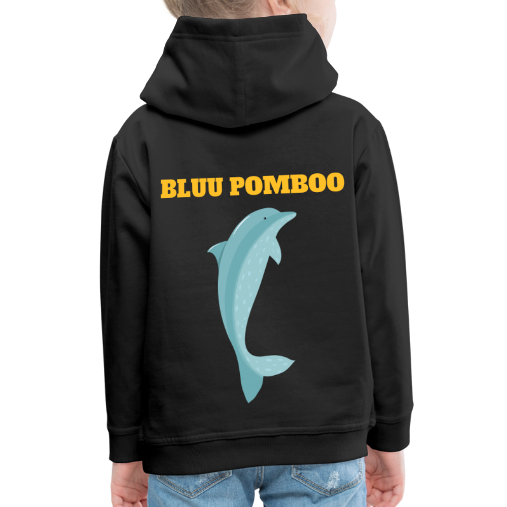 BLUU POMBOO Kinder Premium Hoodie - Schwarz