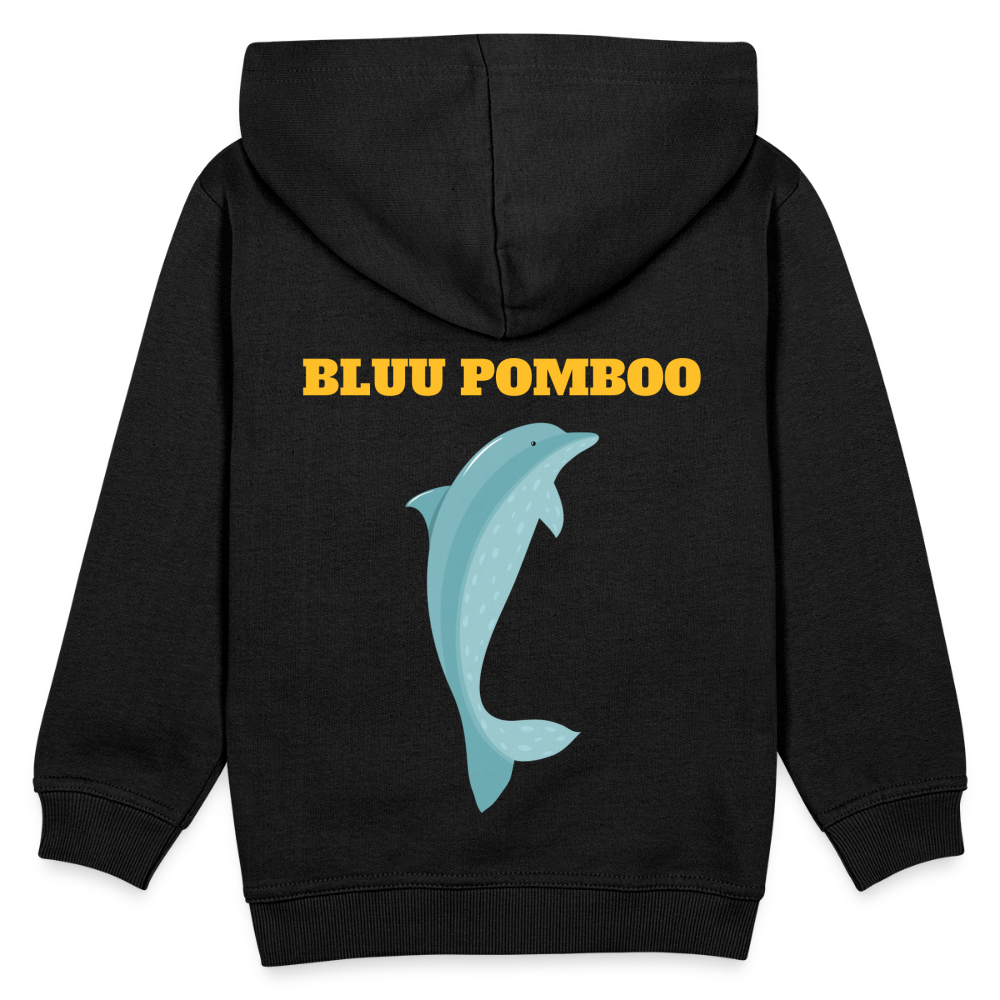 BLUU POMBOO Kinder Premium Hoodie - Schwarz