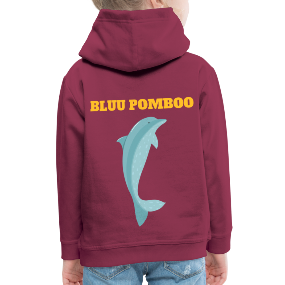 BLUU POMBOO Kinder Premium Hoodie - Bordeaux