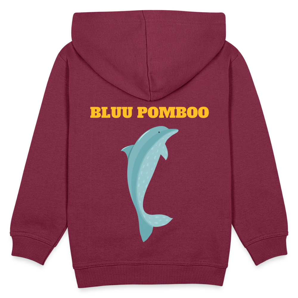 BLUU POMBOO Kinder Premium Hoodie - Bordeaux