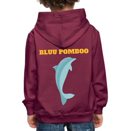 BLUU POMBOO Kinder Premium Hoodie - Bordeaux