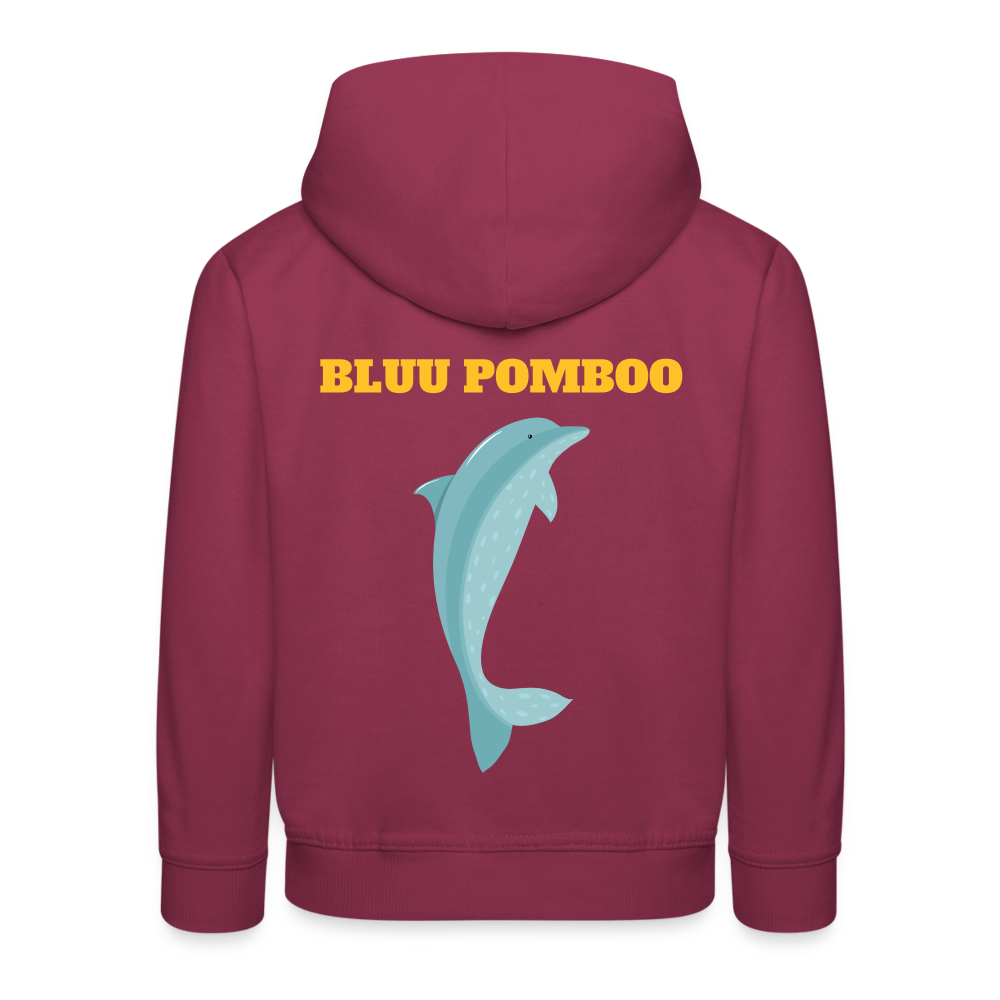 BLUU POMBOO Kinder Premium Hoodie - Bordeaux