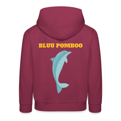 BLUU POMBOO Kinder Premium Hoodie - Bordeaux