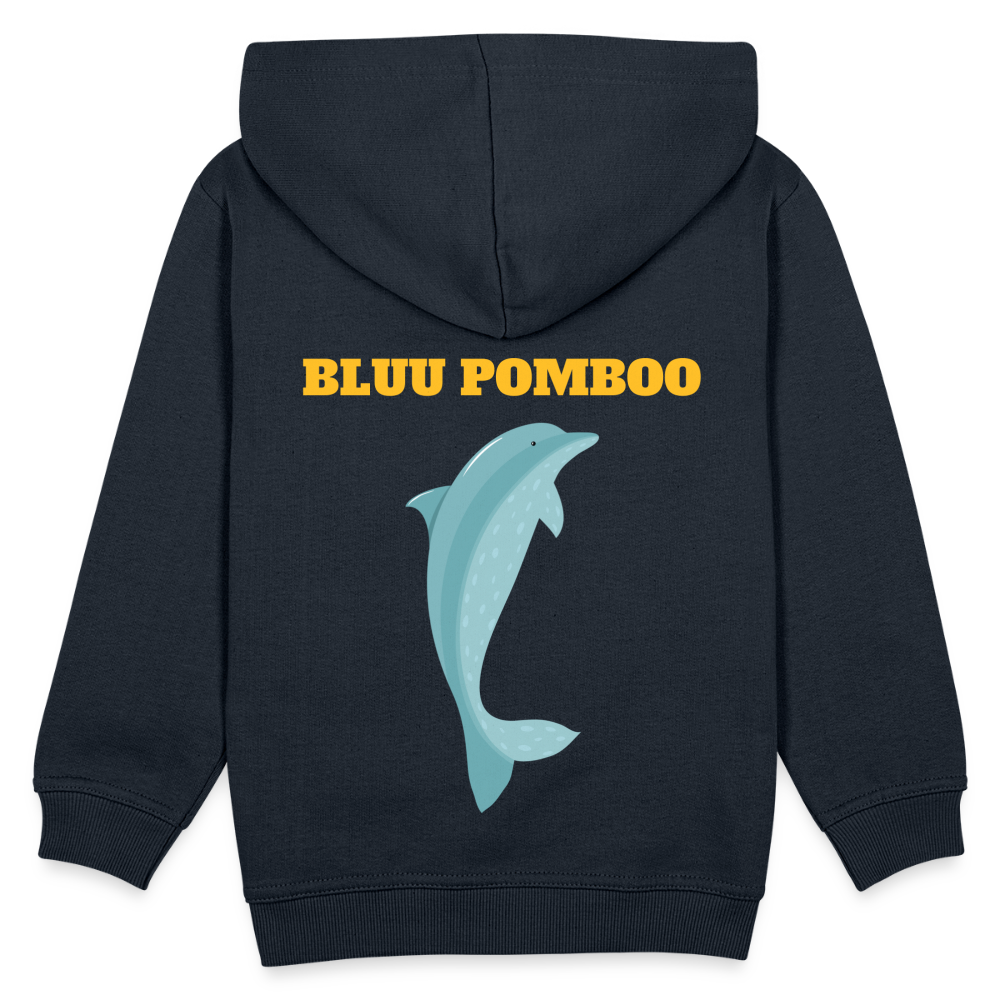 BLUU POMBOO Kinder Premium Hoodie - Navy