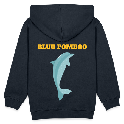 BLUU POMBOO Kinder Premium Hoodie - Navy