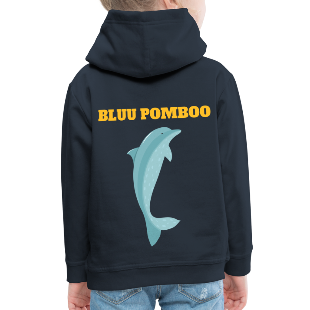 BLUU POMBOO Kinder Premium Hoodie - Navy