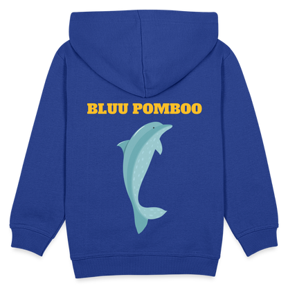 BLUU POMBOO Kinder Premium Hoodie - Royalblau