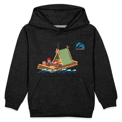 BLUU POMBOO Kinder Premium Hoodie - Anthrazit