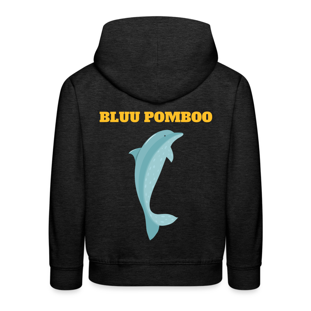 BLUU POMBOO Kinder Premium Hoodie - Anthrazit