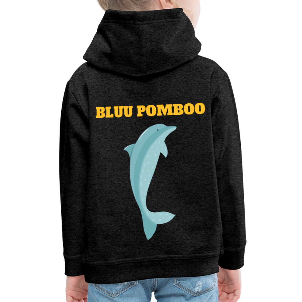 BLUU POMBOO Kinder Premium Hoodie - Anthrazit