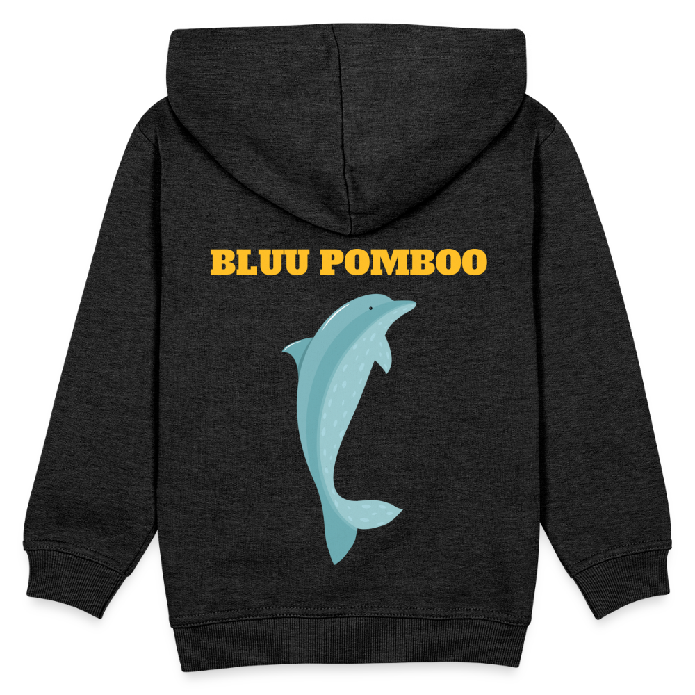 BLUU POMBOO Kinder Premium Hoodie - Anthrazit