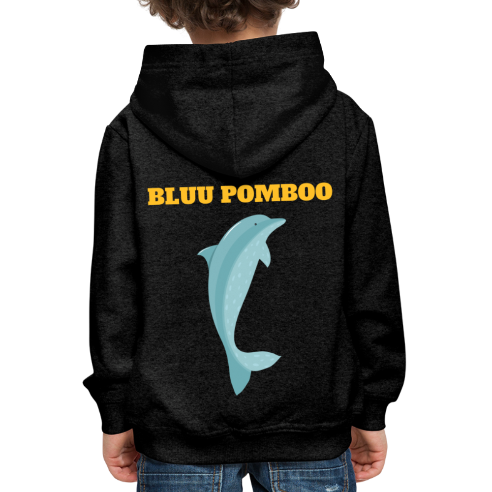 BLUU POMBOO Kinder Premium Hoodie - Anthrazit