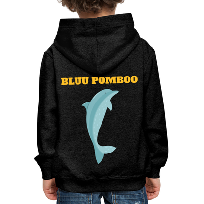 BLUU POMBOO Kinder Premium Hoodie - Anthrazit