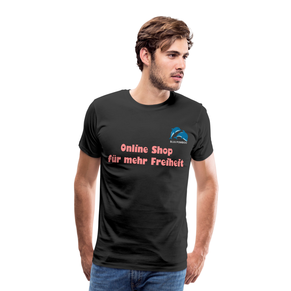 BLUU POMBOO Männer Premium T-Shirt - Schwarz