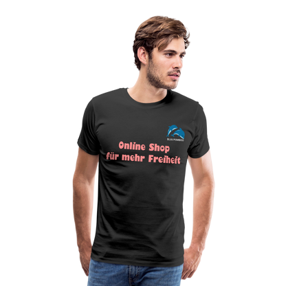 BLUU POMBOO Männer Premium T-Shirt - Schwarz