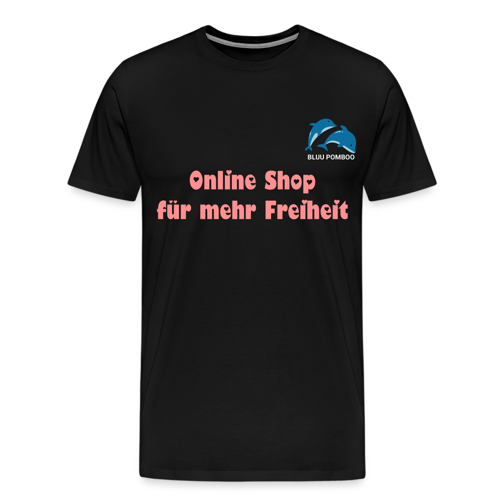 BLUU POMBOO Männer Premium T-Shirt - Schwarz