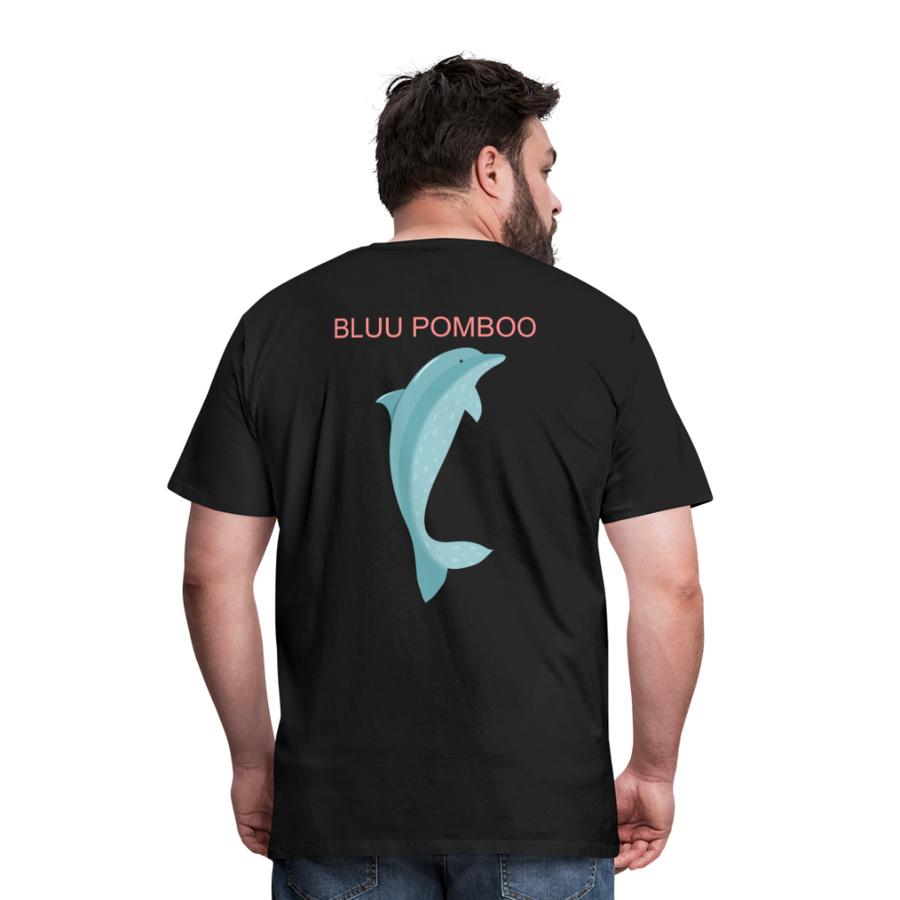 BLUU POMBOO Männer Premium T-Shirt - Schwarz