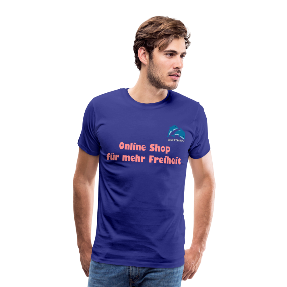 BLUU POMBOO Männer Premium T-Shirt - Königsblau