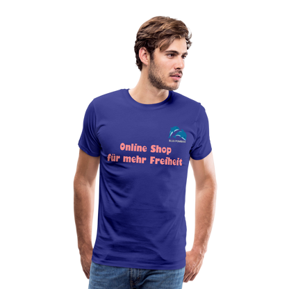 BLUU POMBOO Männer Premium T-Shirt - Königsblau