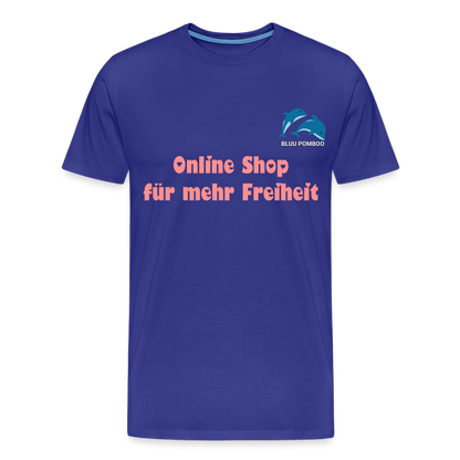 BLUU POMBOO Männer Premium T-Shirt - Königsblau