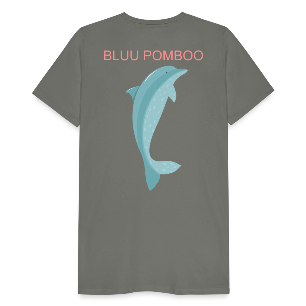 BLUU POMBOO Männer Premium T-Shirt - Asphalt