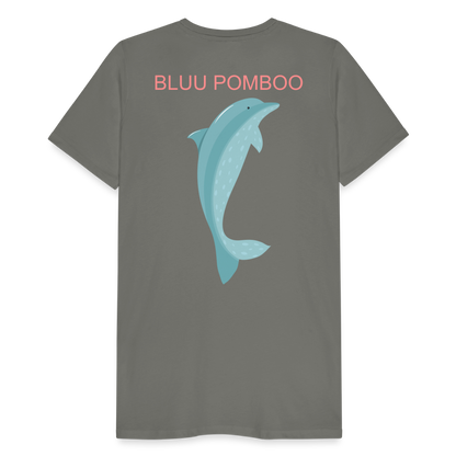 BLUU POMBOO Männer Premium T-Shirt - Asphalt