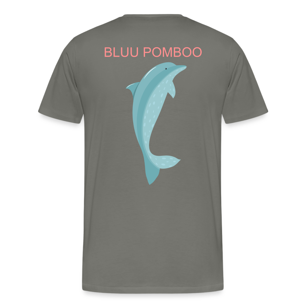 BLUU POMBOO Männer Premium T-Shirt - Asphalt