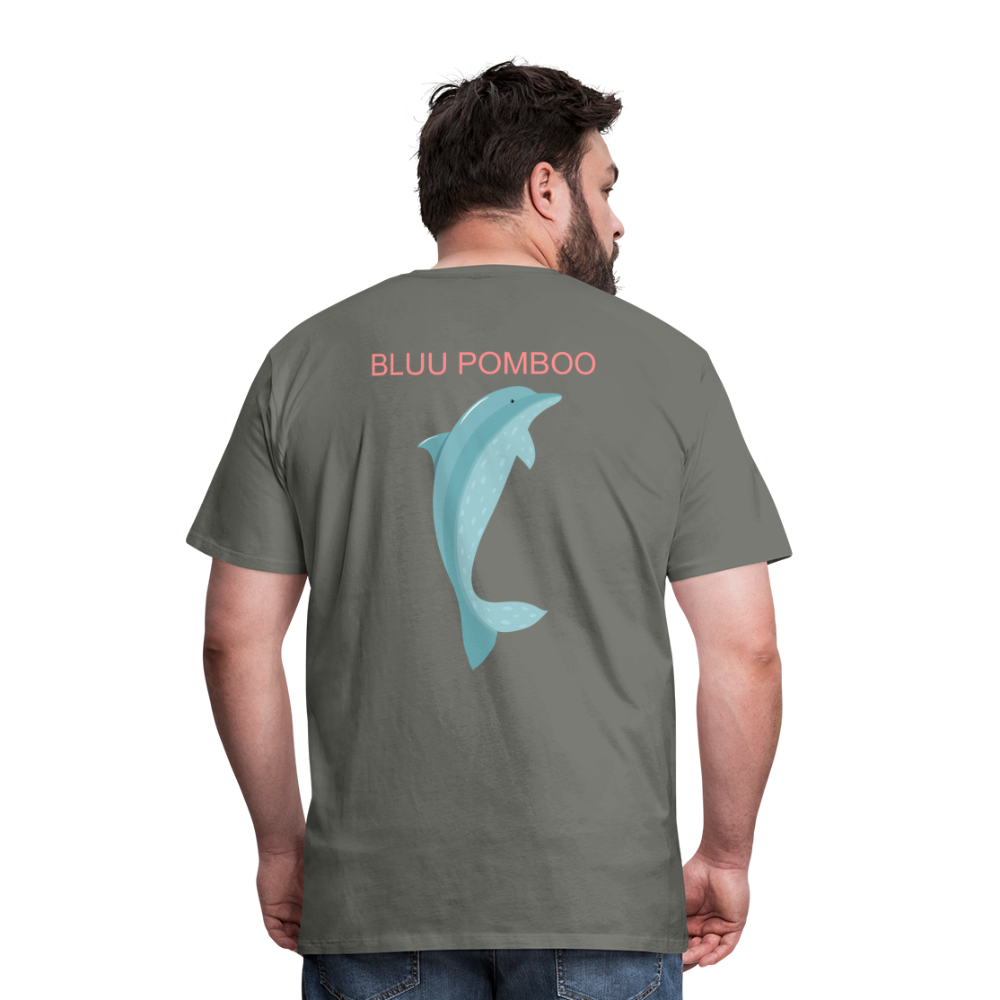 BLUU POMBOO Männer Premium T-Shirt - Asphalt