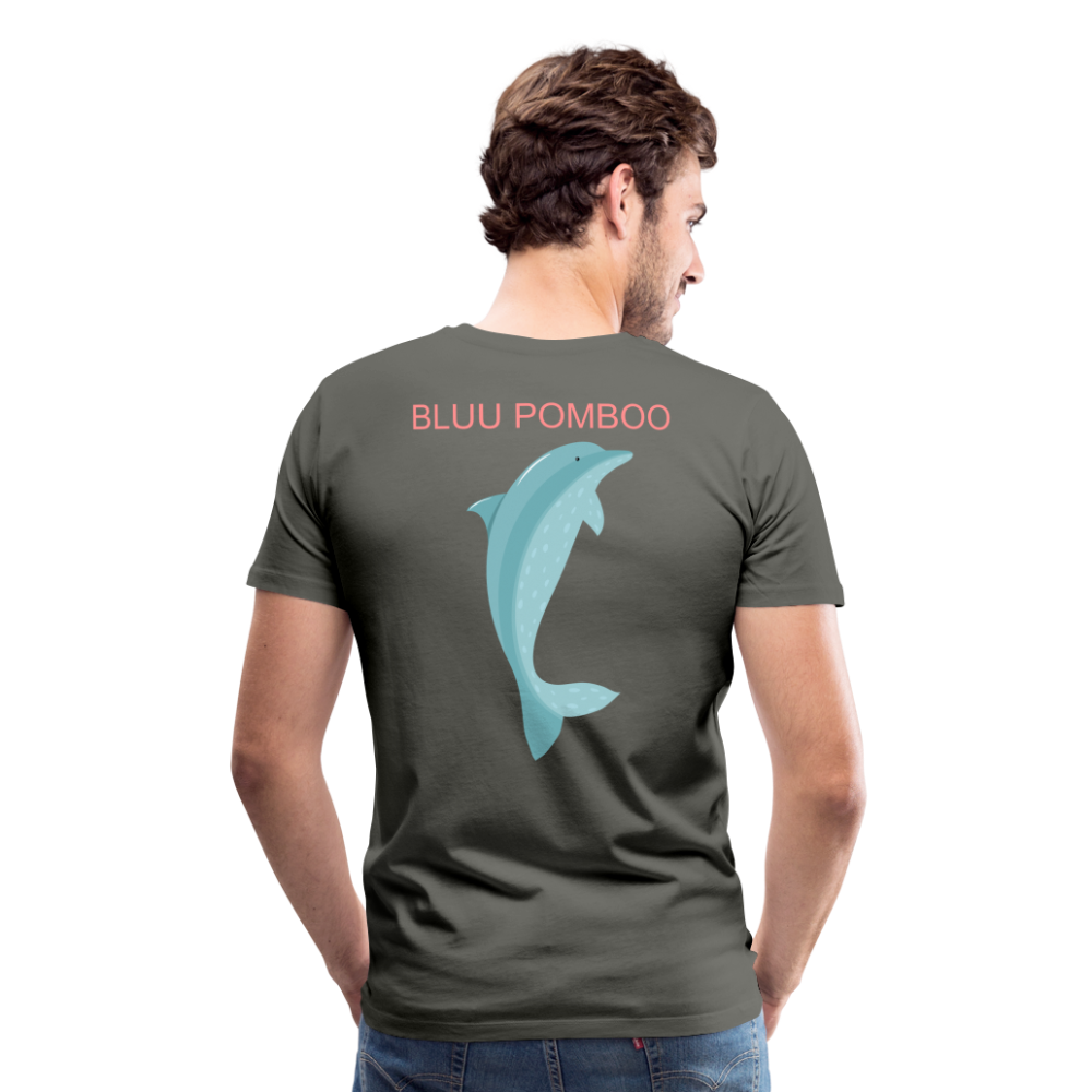 BLUU POMBOO Männer Premium T-Shirt - Asphalt