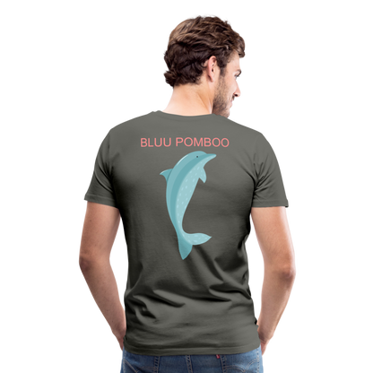 BLUU POMBOO Männer Premium T-Shirt - Asphalt