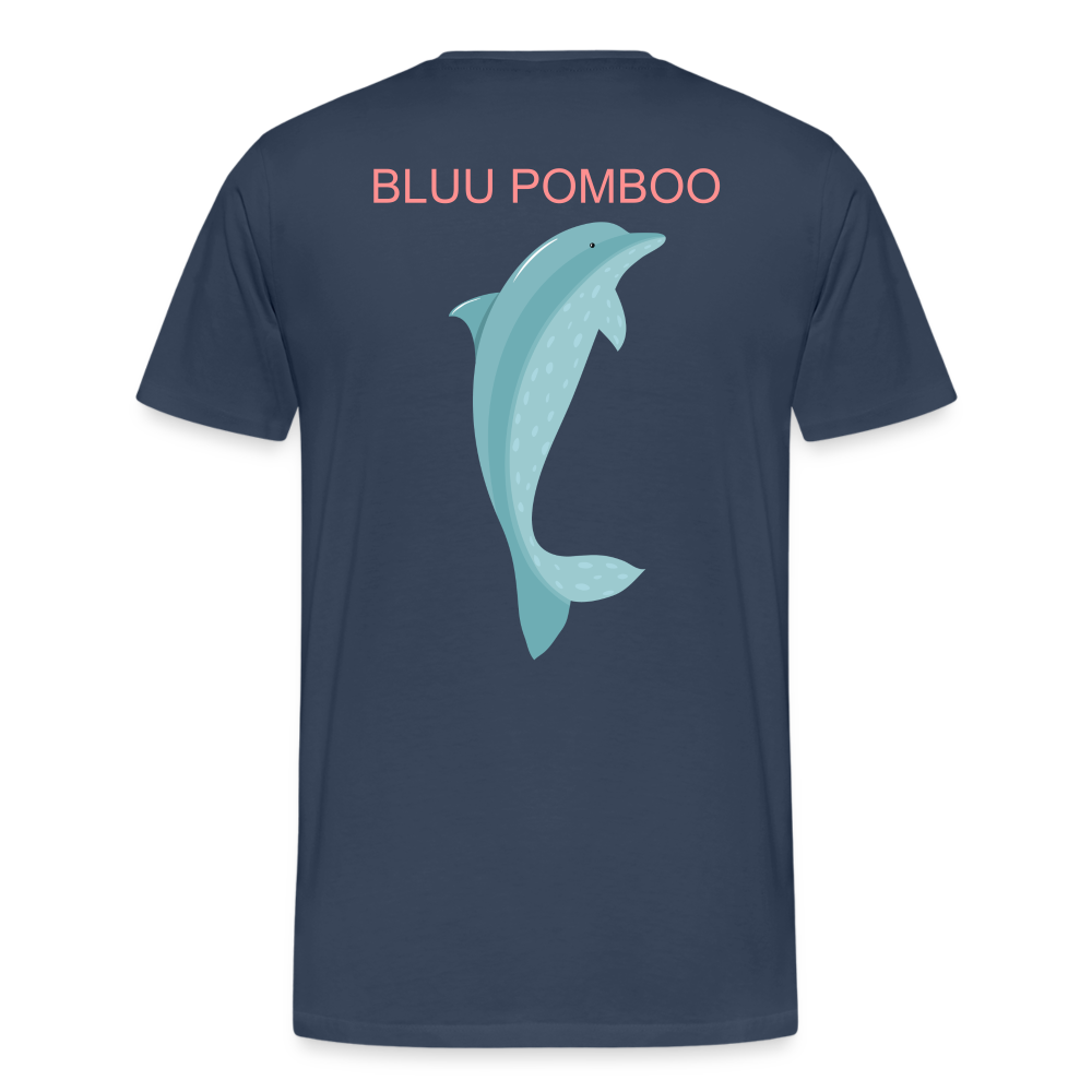 BLUU POMBOO Männer Premium T-Shirt - Navy