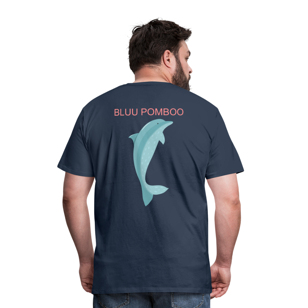 BLUU POMBOO Männer Premium T-Shirt - Navy