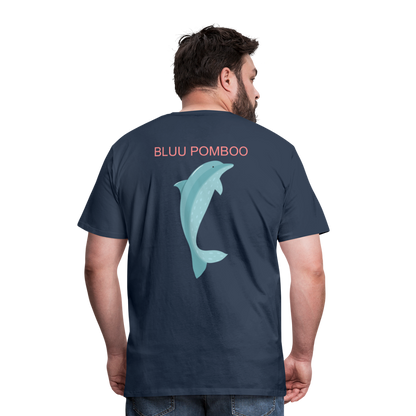 BLUU POMBOO Männer Premium T-Shirt - Navy